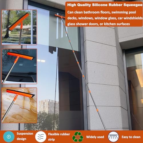 20 FT High Reach Duster Kit with 3-14 ft Pole