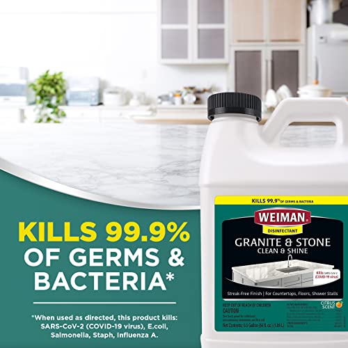 Weiman Disinfecting Granite Daily Clean Shine Refill 64 Oz