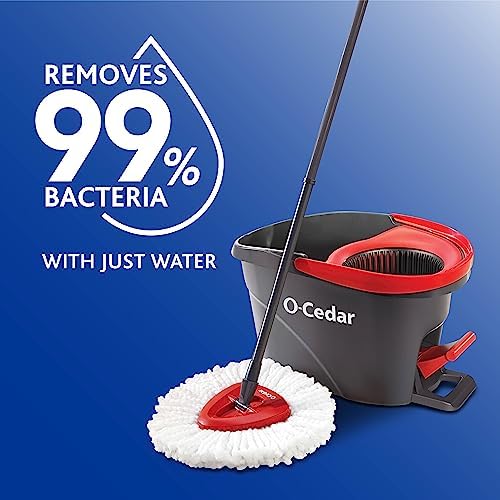 O-Cedar EasyWring Microfiber Spin Mop and Bucket