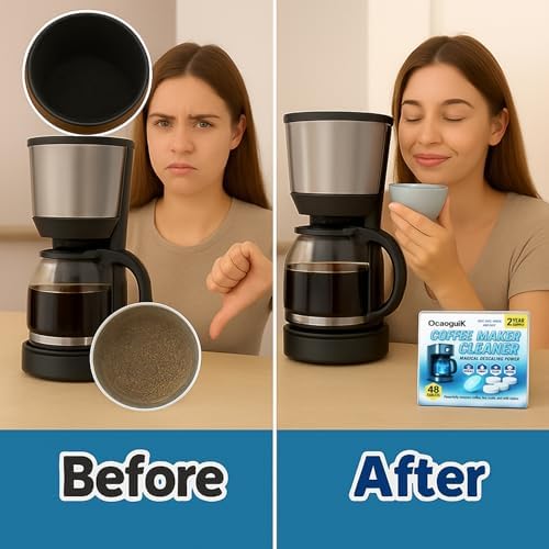 Coffee Machine Cleaner Descaler Tablets 48 Count 5g Each
