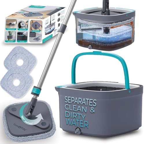 True Tidy True Clean Spin Mop Bucket System