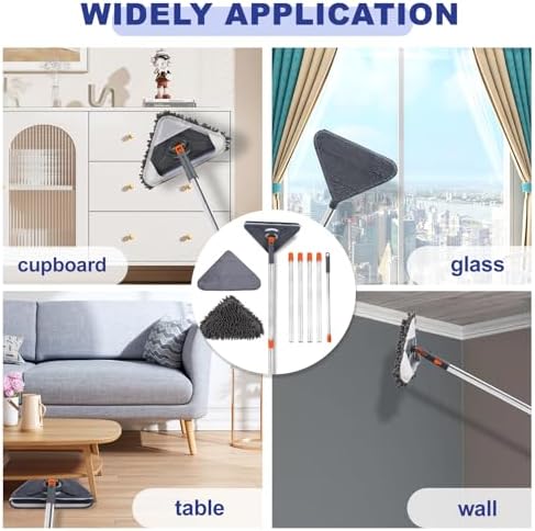 NWGOF Wall Cleaner Mop with 79 Inch Handle 1