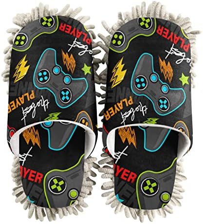 Xigua Microfiber Mopping Slippers for House Cleaning