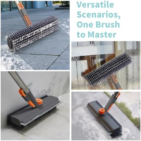 AIR U Multi-Purpose Floor Scrub Brush with Long Handle