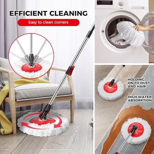 Gadhra Spin Mop and Bucket Set with Wringer