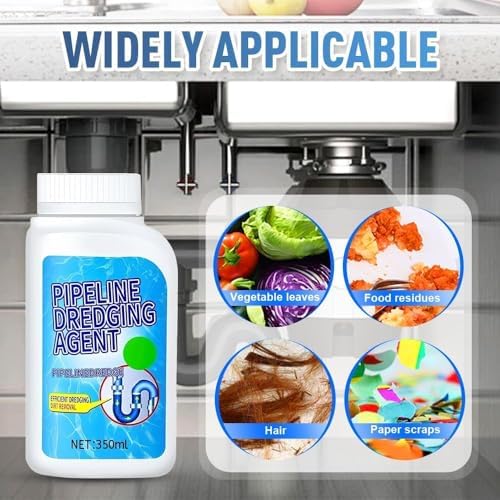 Powerful Pipe Dredging Agent for Kitchen Bathroom Drain Cleaning