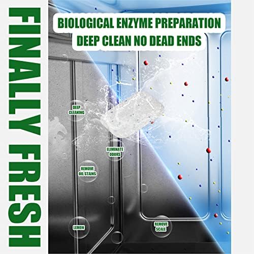 Finally Fresh Dishwasher Cleaner Tablets 12 Count Remove Limescale and Odors