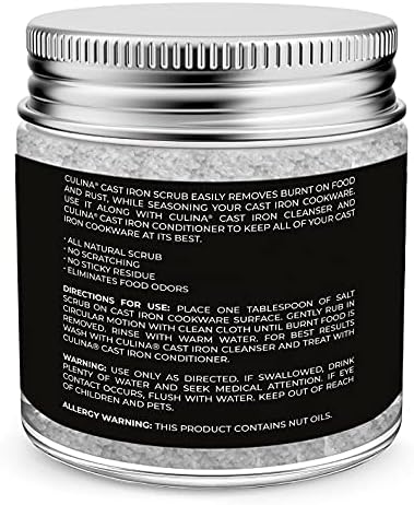 Culina Cast Iron Scrub with Coconut Oil