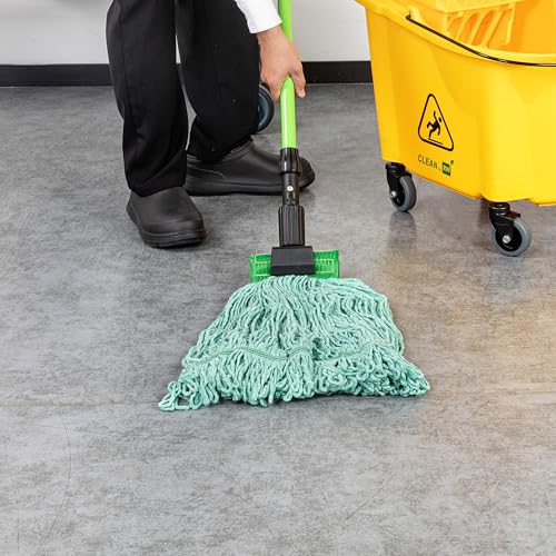 Restaurantware MOP Head 24 Ounce Cotton Blend Green 1