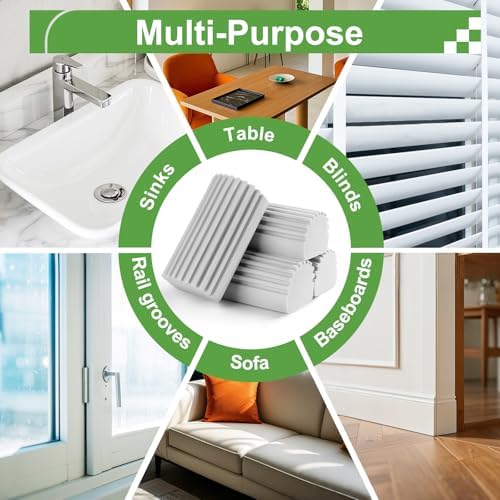 4-Pack Jeymei Damp Clean Duster Sponge Set