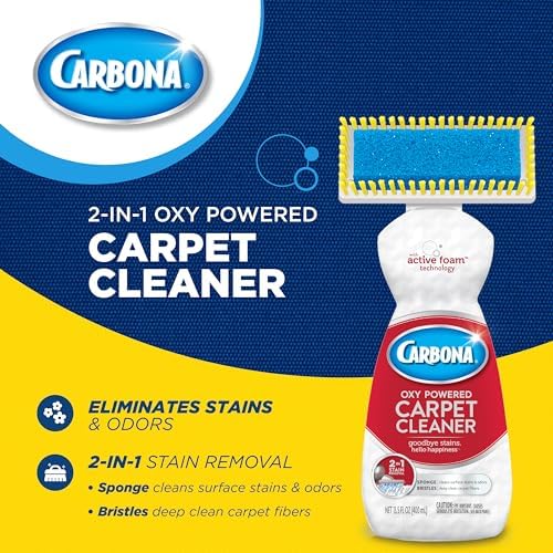 Carbona 2 in 1 Carpet Cleaner with Brush - 135 Fl Oz