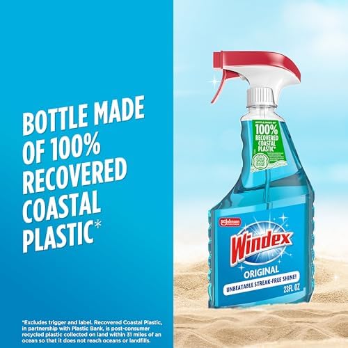 Windex Glass Cleaner Spray Bottle Pack of 6