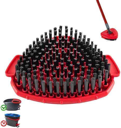 Blaithom Upgraded Spin Mop Brush Head for O Cedar EasyWring 1 Tank