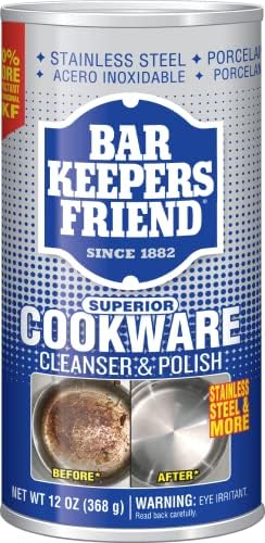 Bar Keepers Friend Cookware Cleaner Polish - 12 Ounces