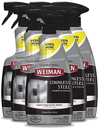 Weiman Stainless Steel Cleaner 22 oz 6 Pack