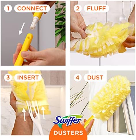 Swiffer Duster Heavy Duty Dusting Kit with Extendable Handle