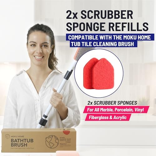 Moku Home Replacement Scrubber Refill 2X Red