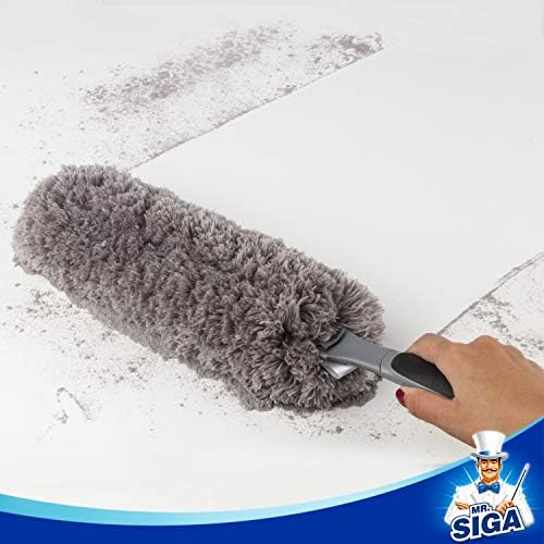 MRSIGA Lint Free Microfiber Duster Gray