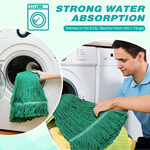 Roshtia 16 Pack Heavy Duty Mop Heads Replacement