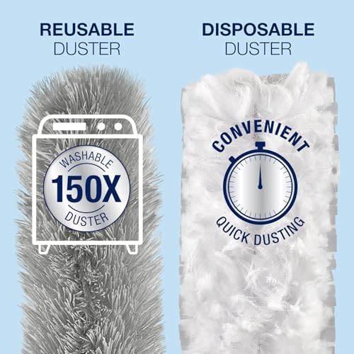 Bona High Performance Dusting Kit - 6FT Extendable Handle Reusable Duster