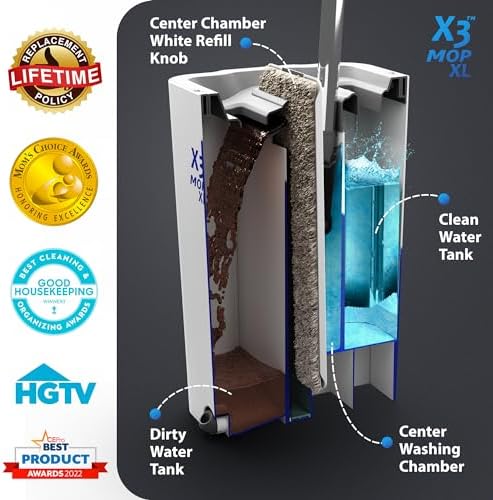 TopTier X3 Mop XL 3-Chamber Design
