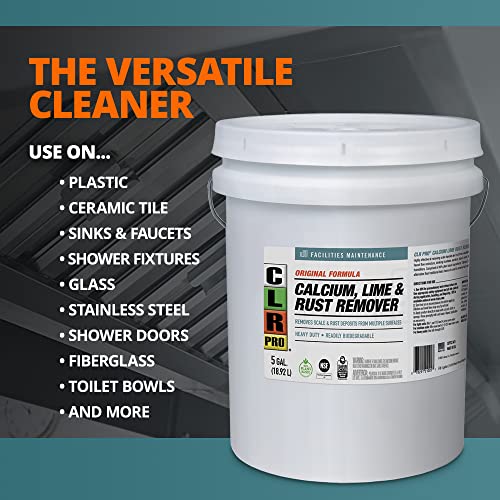 CLR PRO Calcium Lime Rust Remover 5 Gallon Pail