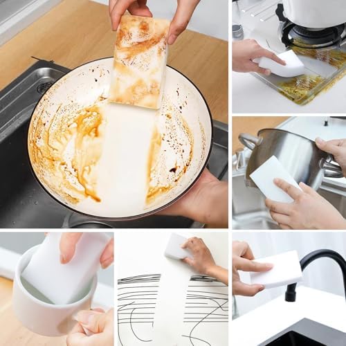 SmilePowo 50-Pack Magic Cleaning Sponges