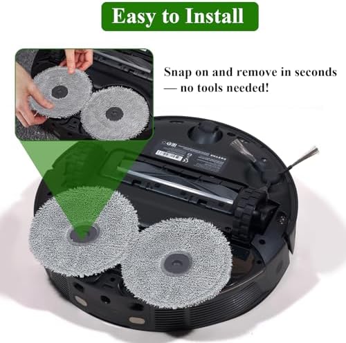 10 Pack Microfiber Mop Pads for Dreame Vacuums