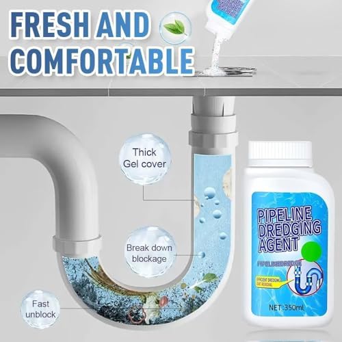 Powerful Pipe Dredging Agent for Kitchen Bathroom Drain Cleaning