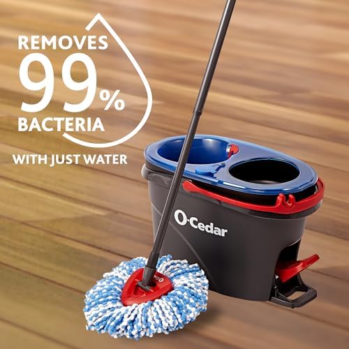 O-Cedar RinseClean Spin Mop Bucket System 1
