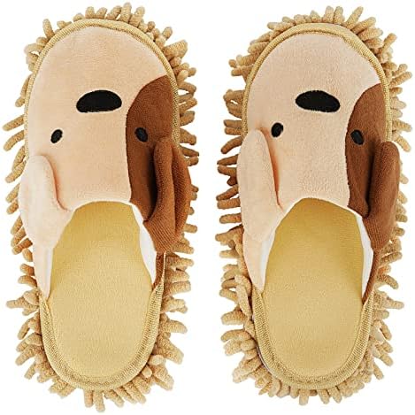 Whiidoom Floor Mop Slippers Chenille Fabric