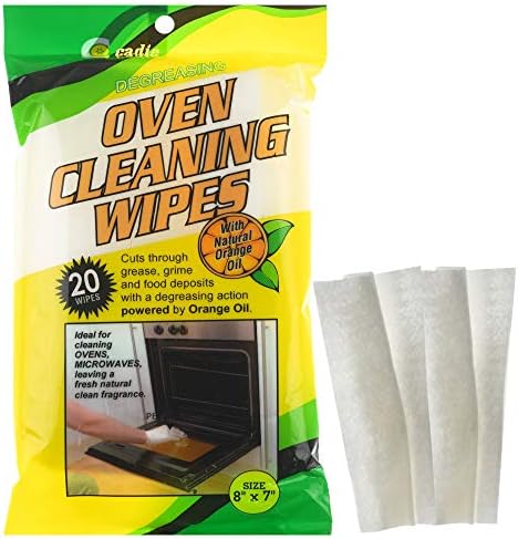 Cadie Degreasing Oven Cleaning Wipes 20 Pack