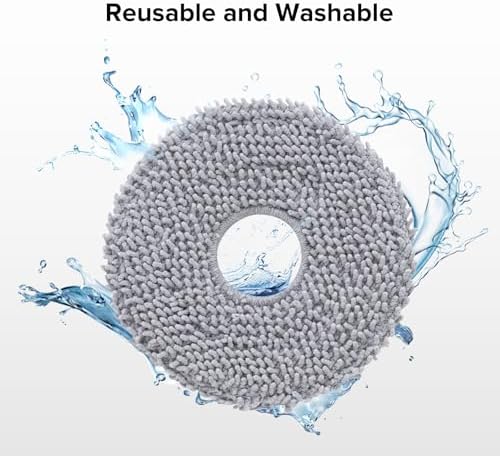 Roborock 4 Pack Microfiber Mop Cloths for QV 35A QV 35S