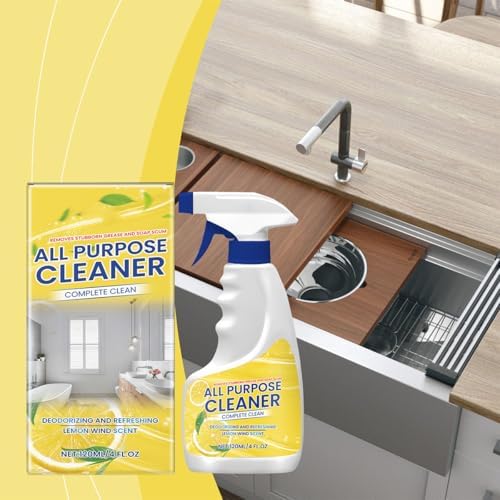 All-Purpose Kitchen Cleaner Spray with Fresh Lemon Scent