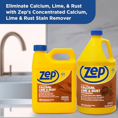 Zep Concentrated Calcium Lime Rust Remover - 32 oz Case of 12 1