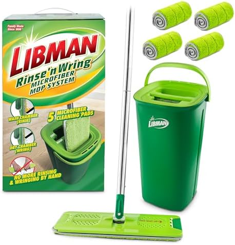 Libman Rinse n Wring Mop and Bucket Set