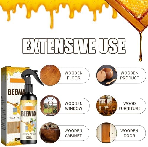 Natural Micro-Molecularized Beeswax Spray for Furniture