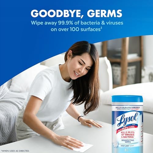 Lysol Disinfecting Wipes 80 Count 4pk Bundle