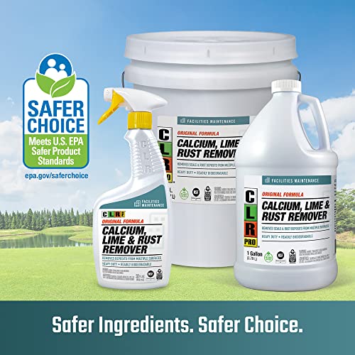 CLR PRO Calcium Lime Rust Remover 32 Ounce Spray Pack of 6