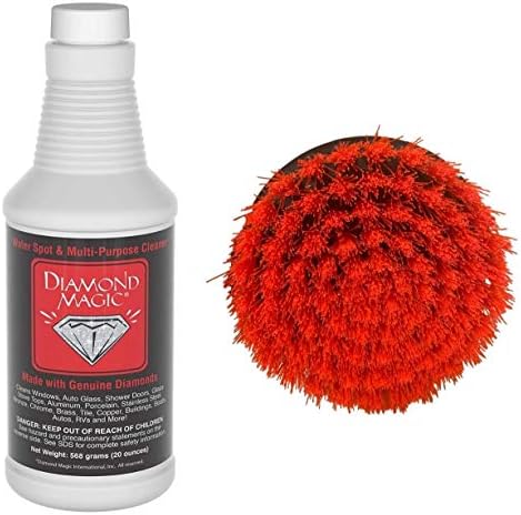 20oz Diamond Magic Spot Cleaner Drill Brush Combo