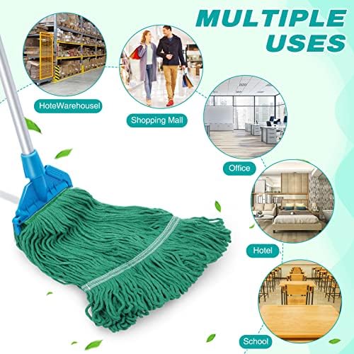 Roshtia 16 Pack Heavy Duty Mop Heads Replacement