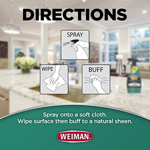 Weiman Disinfecting Granite Daily Clean Shine Refill 64 Oz