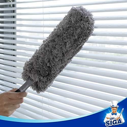 MRSIGA Lint Free Microfiber Duster Gray