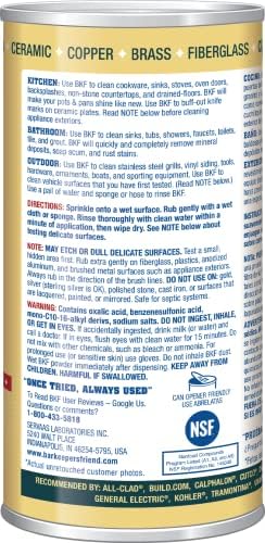 Bar Keepers Friend Powder Cleanser 2 x 12 oz All Purpose Cleaner