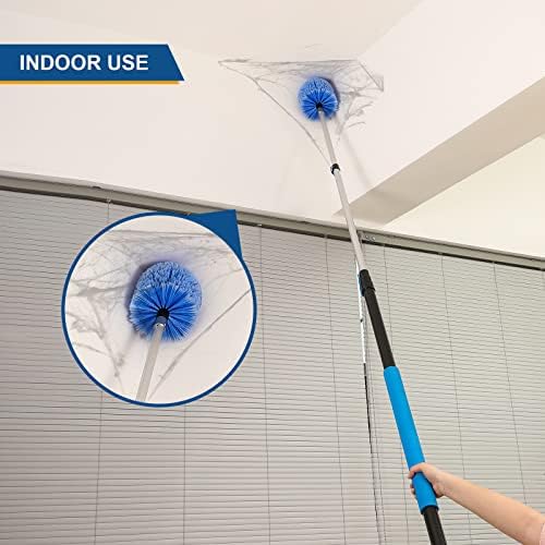 VITEVER Twist-On Cobweb Duster Head Brush Fits Standard 34 inch Poles