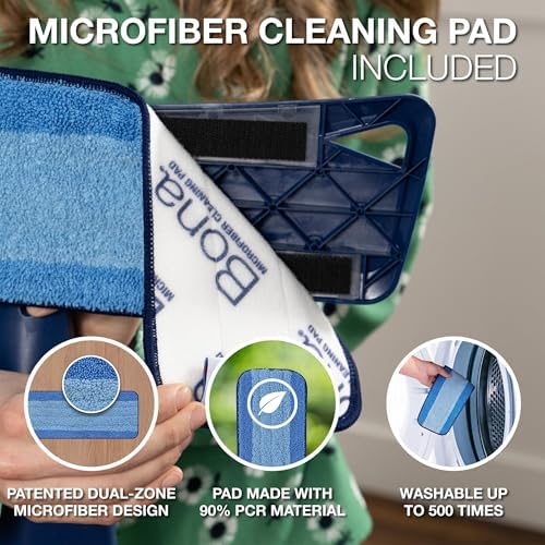 Bona Hardwood Floor Premium Spray Mop with Microfiber Pad and Cleaner Concentrate