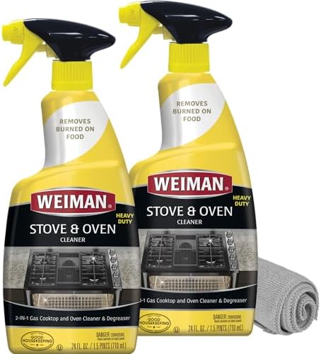 Weiman Heavy Duty Oven Grill Cleaner 2 Pack 24 Oz 1