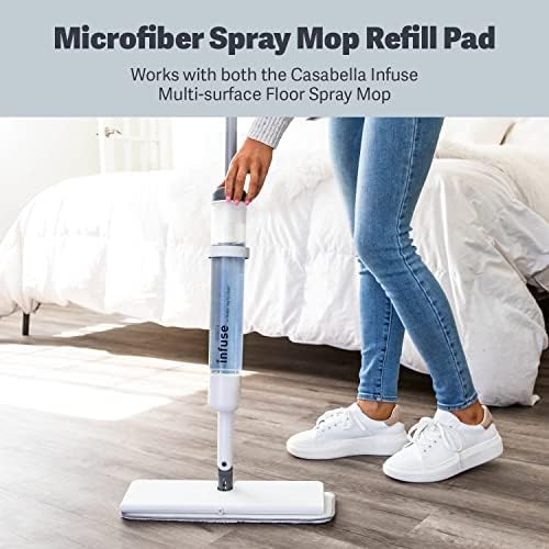 Casabella Infuse Microfiber Spray Mop Pad Refill
