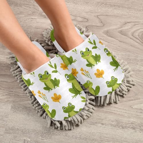 FLildon Microfiber Cleaning Slippers for Men Women 1