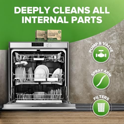 Renuv Heavy Duty Dishwasher Cleaner Tablets 12 Tabs - 1 Yr Supply 1